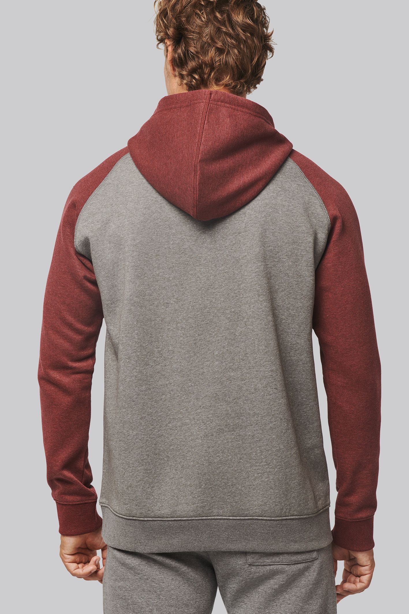 Mikina unisex Adult two-tone hooded sweatshirt